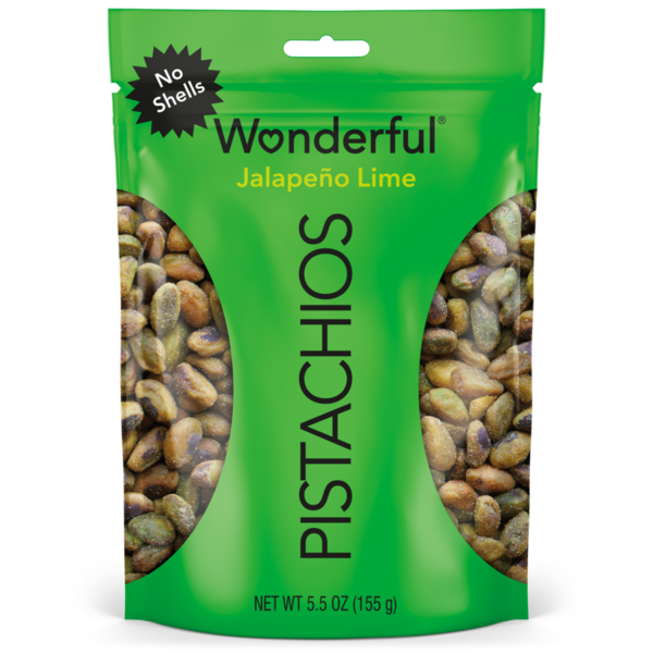 Wonderful No Shells Jalapeno Lime Pistachios