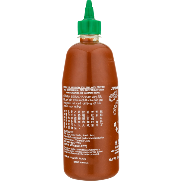 Huy Fong Foods Hot Sriracha Chili Sauce
