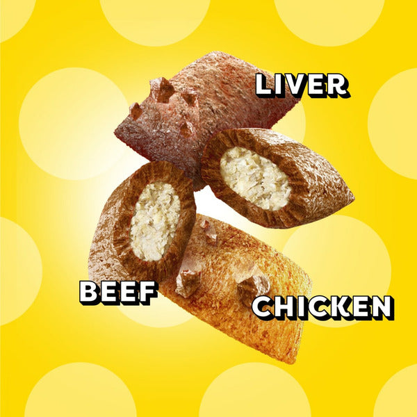 TEMPTATIONS MixUps Crunchy and Soft Cat Treats Backyard Cookout Flavor