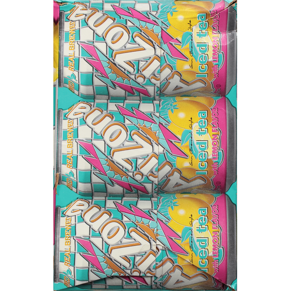 AriZona Sun Brewed Style Iced Tea with Lemon Flavor, Cans