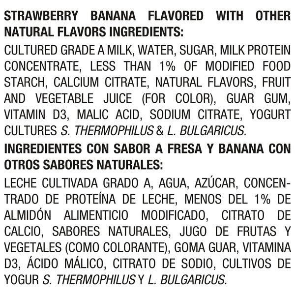Danonino Dannon Yogurt Strawberry Banana Dairy Snack 6-1.76 oz. Cups