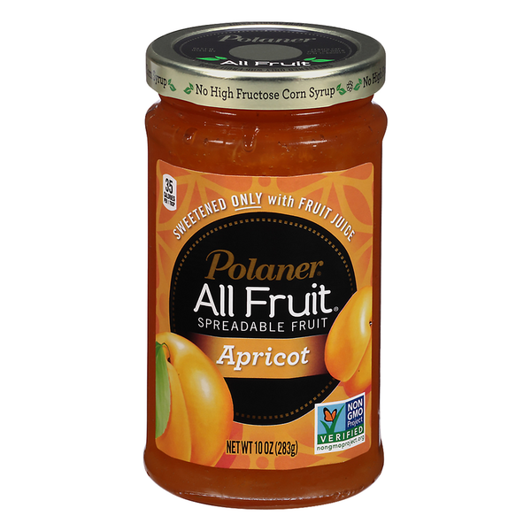 Polaner Gluten Free Apricot Spreadable Fruit Apricot Fruit Spread
