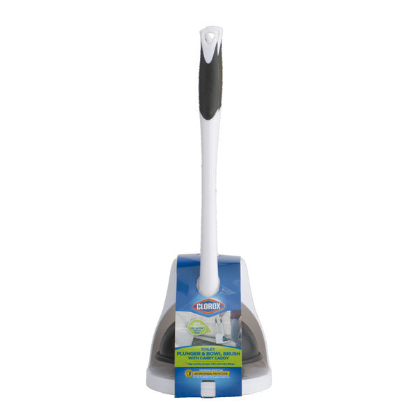 Clorox Toilet Bowl Brush And Plunger Set