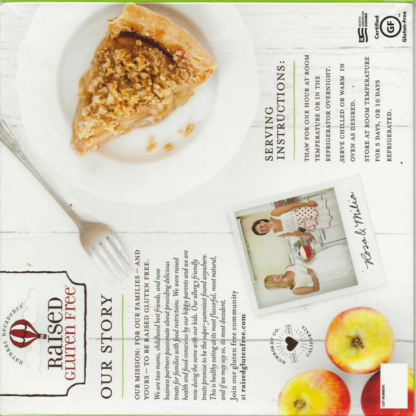 Raised Gluten Free Dutch Apple Pie