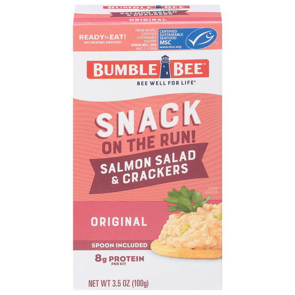Bumble Bee Original Salmon Salad & Crackers