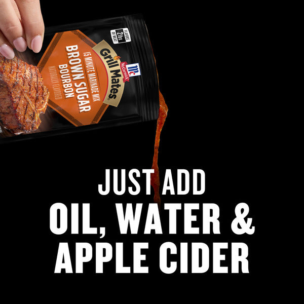McCormick® GRILL MATES Brown Sugar Bourbon Marinade