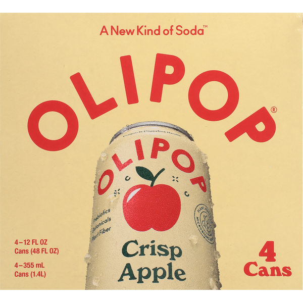 OLIPOP Crisp Apple Soda