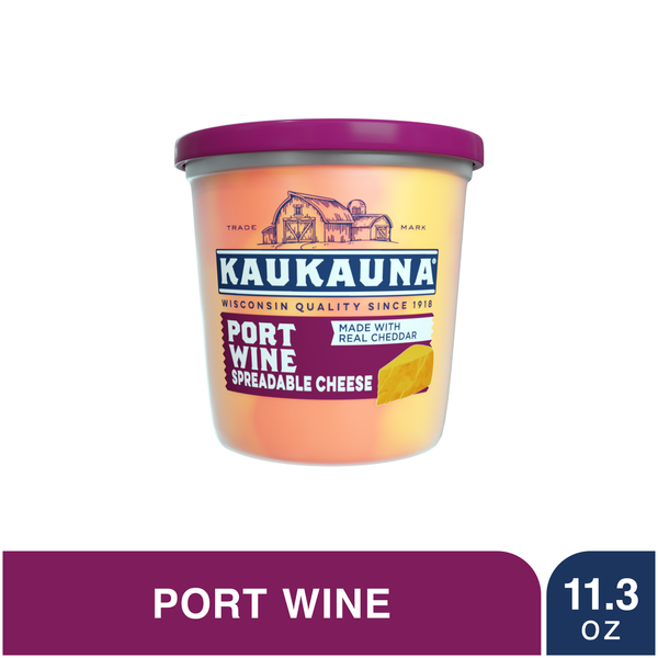 Kaukauna Spreadable Cheese, Port Wine