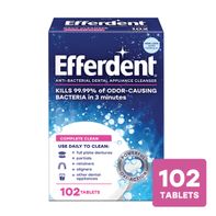 Efferdent Denture & Retainer Cleanser Tablets, Com...
️