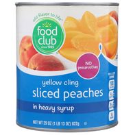 Food Club Yellow Cling Sliced Peaches In Heavy Syr...
️ DestGlow