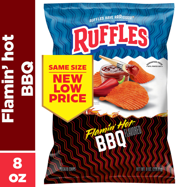 Ruffles Potato Chips Flamin&