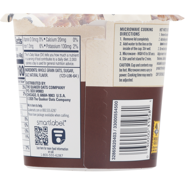 Quaker Instant Oatmeal, Maple & Brown Sugar