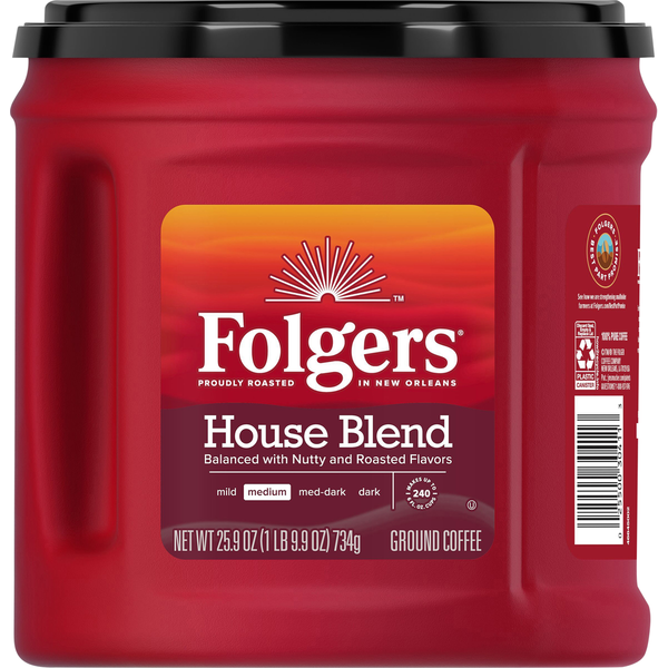 Folgers Ground Medium House Blend Coffee