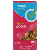 Simply Done Zipper Snack Bags️