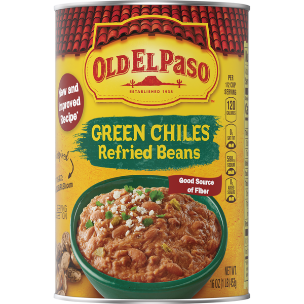 Old El Paso Green Chiles Refried Beans