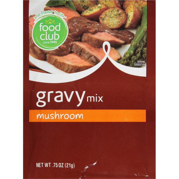 Food Club Gravy Mix, Mushroom