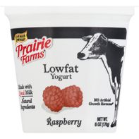 Prairie Farms Yogurt, Lowfat, Raspberry, Blended️