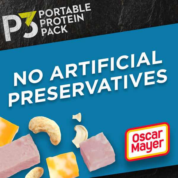 P3 Portable Protein Snack Pack with Ham, Cashews & Cheese