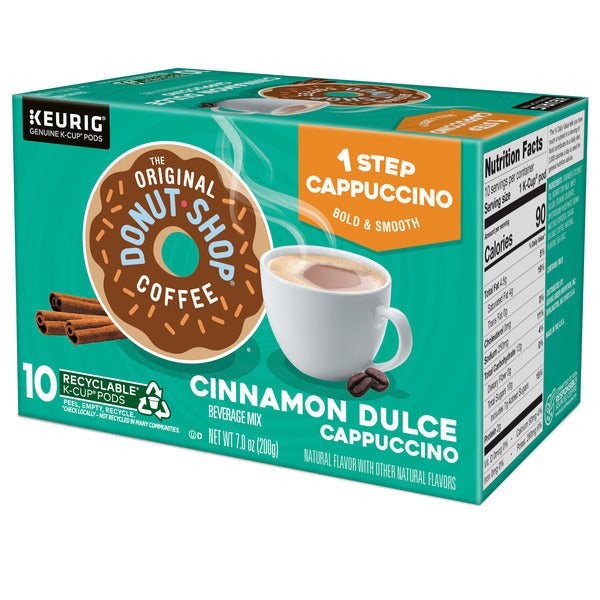 The Original Donut Shop Cinnamon Dulce Cappuccino K-Cup Pods