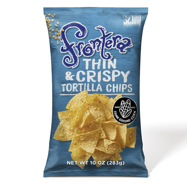 Frontera Thin & Crispy Tortilla Chips, Non-GMO, Small Batch