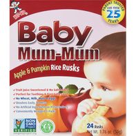Mum-Mum Rice Rusks, Apple & Pumpkin️