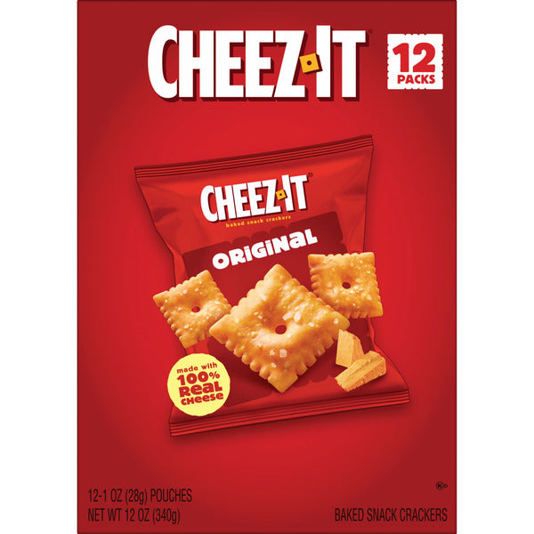 Cheez-It Original Cheese Crackers, Baked Snack Crackers, Grab n&