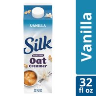 Silk Oat Creamer, Vanilla, Smooth, Lusciously Crea...
️