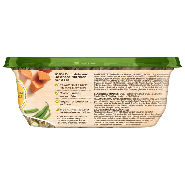 Rachael Ray Nutrish Chicken Paw Pie Wet Dog Food