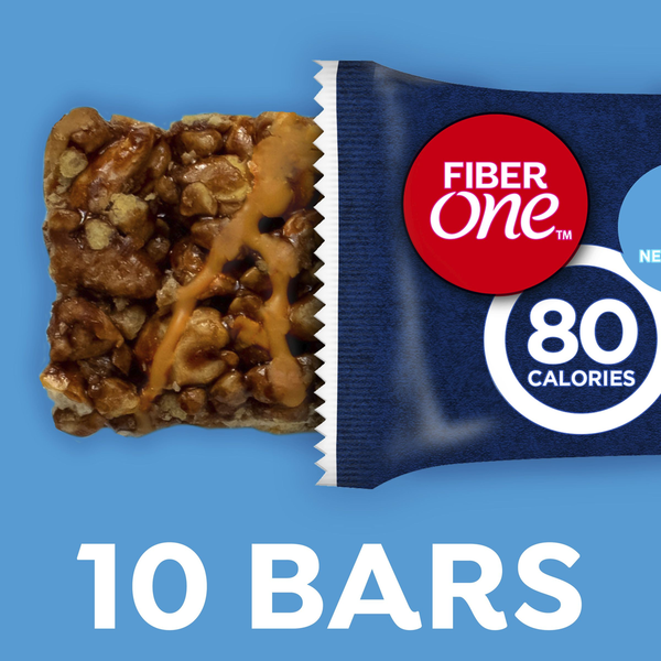 Fiber One 80 Calorie Chocolate Peanut Butter Value Pack Chewy Snack Bars