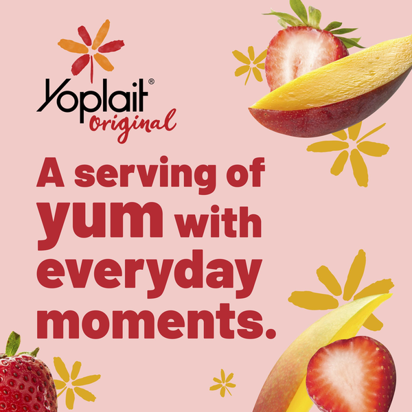 Yoplait Original Low Fat Strawberry Mango Yogurt Cup