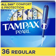 TAMPAX Pearl Tampons with LeakGuard Braid, Regular️