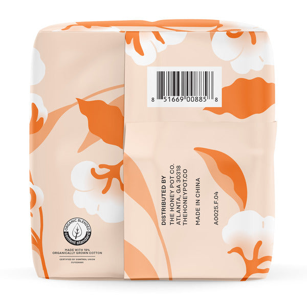 The Honey Pot Company 100% Organic Cotton Comfort Cover Regular Liners