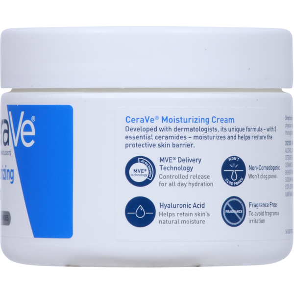 CeraVe Moisturizing Cream, 3 Essential Ceramides