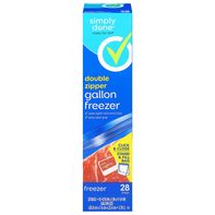 Simply Done Double Zipper Gallon Size Freezer Bags️