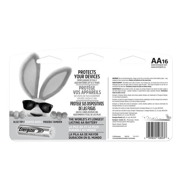 Energizer AA Batteries, Double A Alkaline Batteries