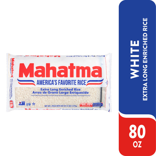 Mahatma Extra Long Grain White Rice, Enriched Rice, Gluten Free Rice, Uncooked Rice