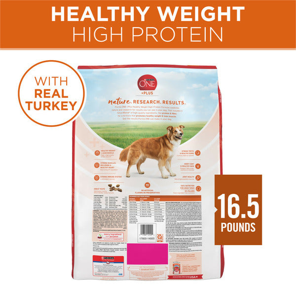 Purina ONE Plus Healthy Weight High-Protein Dog Food Dry Formula