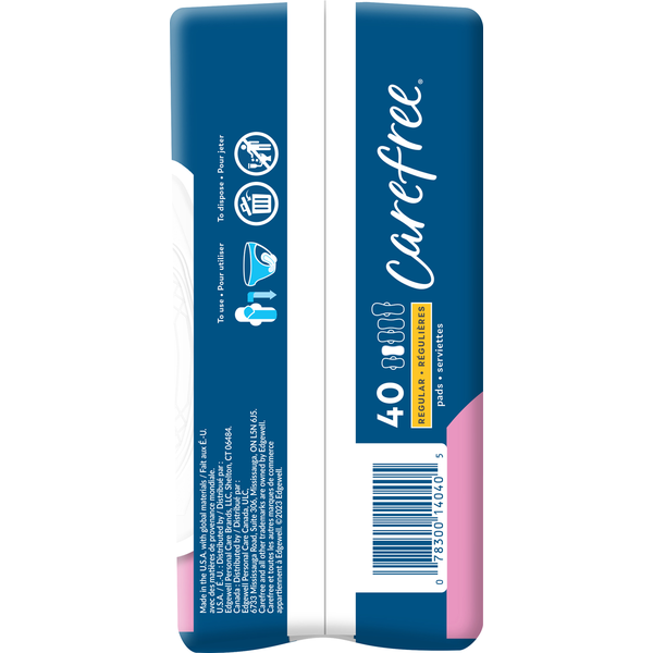 Carefree Pads, Ultra Thin, Regular