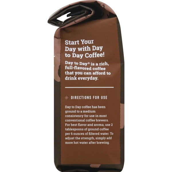 Day to Day Coffee, Ground, Light Roast, French Vanilla