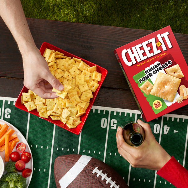 Cheez-It Italian Four Cheese Crackers, Baked Snack Crackers, 12.4 oz