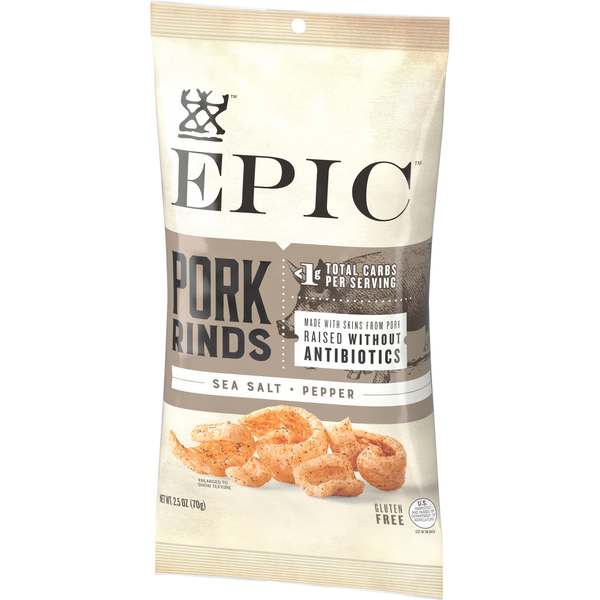 EPIC Sea Salt and Pepper Pork Rinds