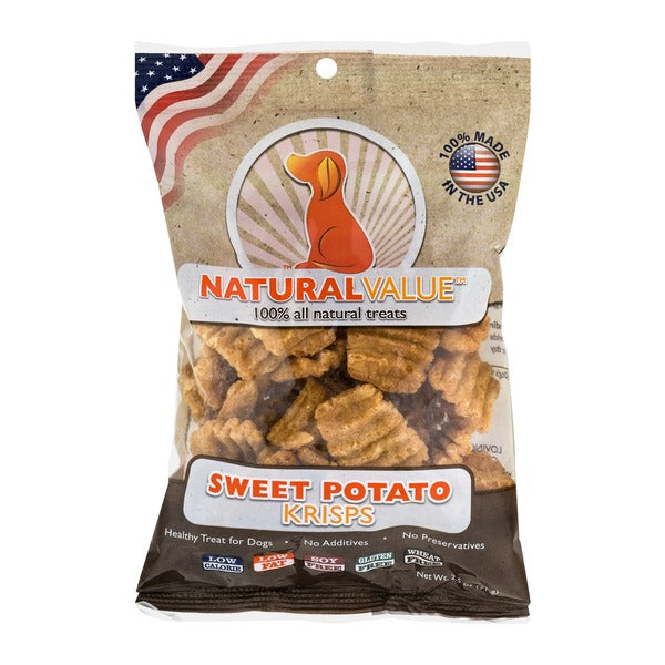 Natural Value 100% All Natural Treats For Dogs Sweet Potato Krisps DestGlow