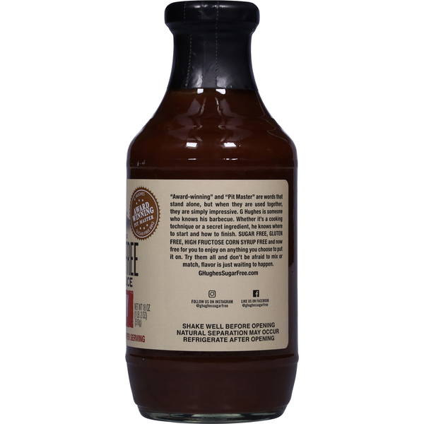 G Hughes Sugar Free Hickory Flavored BBQ Sauce