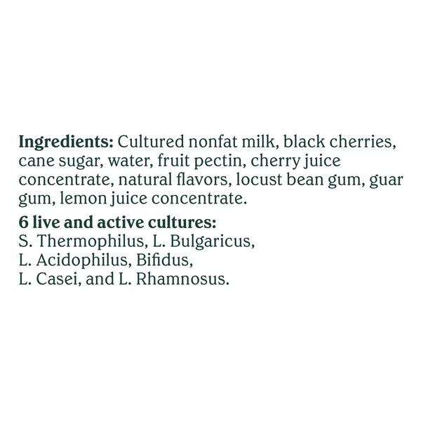 Chobani Nonfat Greek Black Cherry Yogurt
