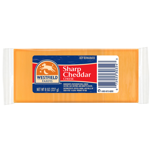 Westfield Farms Cheese, Sharp Cheddar