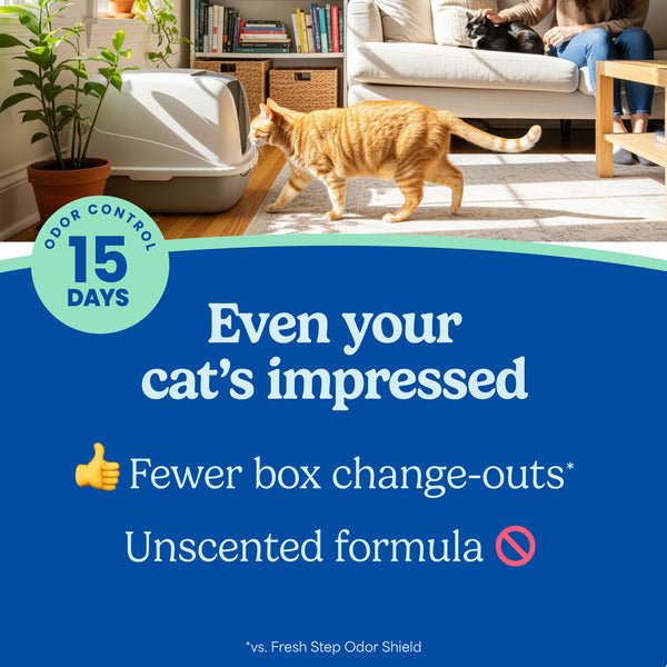 Fresh Step Ever Fresh Multi Cat Clumping Litter, Unscented