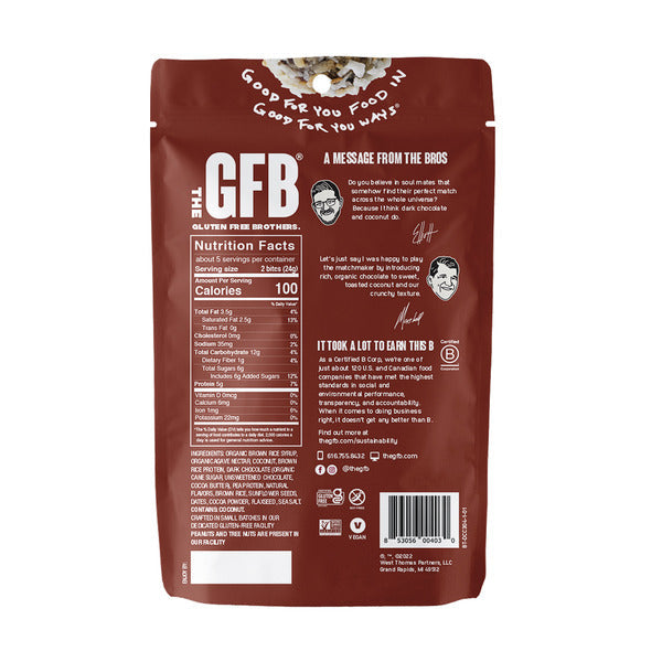 The GFB Dark Chocolate Coconut Bites