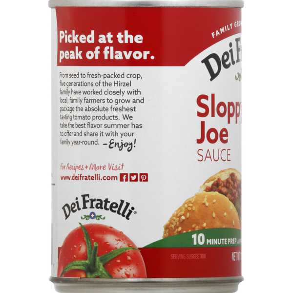 Dei Fratelli Sauce, Sloppy Joe
