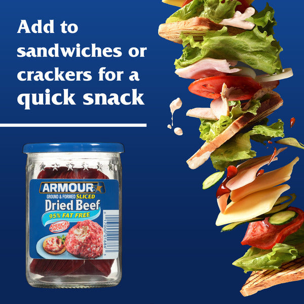Armour Ground & Formed Sliced Dried Beef