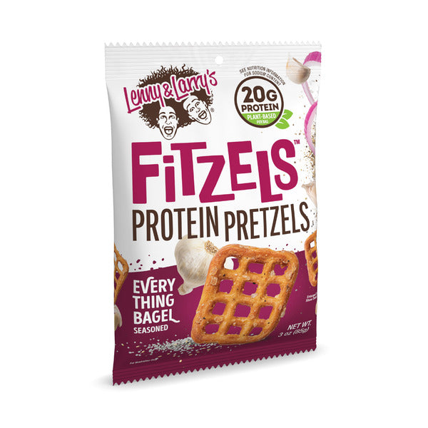 Lenny & Larry Fitzels Protein Pretzels, Everything Bagel Seasoned